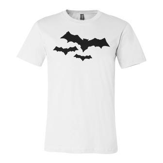 Halloween Scary Vampire Bats Pattern Unisex Jersey Short Sleeve Crewneck Tshirt | Favorety AU