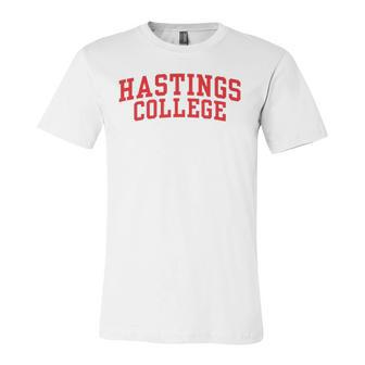 Hastings College Student Teacher Jersey T-Shirt | Mazezy