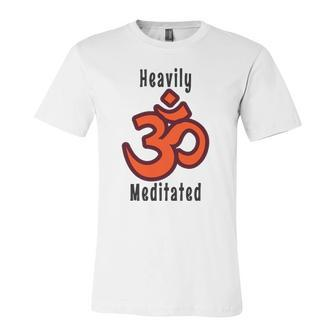 Heavily Meditated With Sanskrit Yoga Lovers Jersey T-Shirt | Mazezy