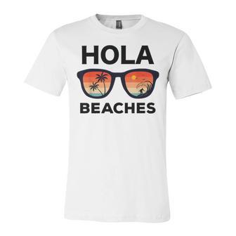 Hola Beaches Funny V2 Unisex Jersey Short Sleeve Crewneck Tshirt | Favorety UK