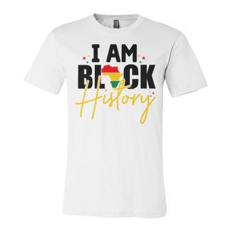 I Am Black History V2 Unisex Jersey Short Sleeve Crewneck Tshirt | Favorety UK