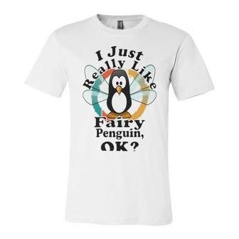 I Really Like Fairy Penguin Ok Unisex Jersey Short Sleeve Crewneck Tshirt | Favorety