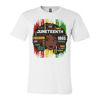 Juneteenth Girl Shirt Unisex Jersey Short Sleeve Crewneck Tshirt - Monsterry CA