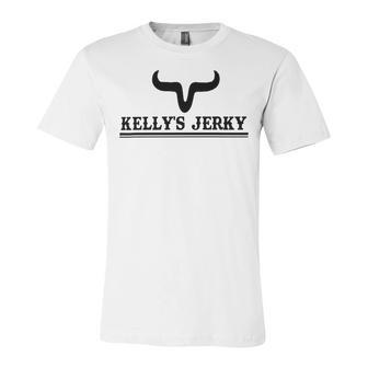 Kellys Jerky Custom Design Unisex Jersey Short Sleeve Crewneck Tshirt | Favorety