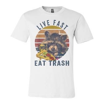 Live Fast Eat Trash 789 Shirt Unisex Jersey Short Sleeve Crewneck Tshirt | Favorety AU