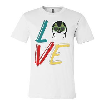 Love The Xmas Penguin Unisex Jersey Short Sleeve Crewneck Tshirt | Favorety UK