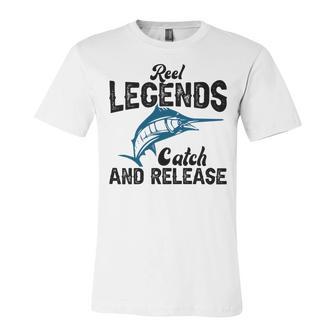 Loving Fish Reel Legends Catch And Release Unisex Jersey Short Sleeve Crewneck Tshirt | Favorety AU