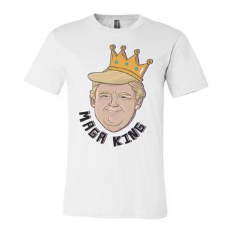 Maga King Donald Trump Meme Unisex Jersey Short Sleeve Crewneck Tshirt - Monsterry UK