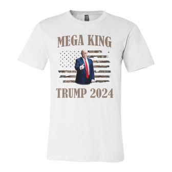 Mega King Mega King Trump 2024 Donald Trump Jersey T-Shirt | Mazezy