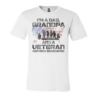 Mens Im A Dad Grandpa And A Veteran - 4Th Of July Veteran Unisex Jersey Short Sleeve Crewneck Tshirt - Seseable