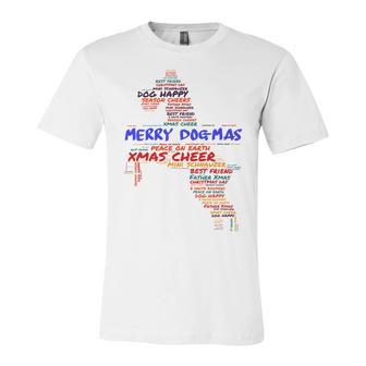 Merry Dog-Mas Miniature Schnauzer Unisex Jersey Short Sleeve Crewneck Tshirt | Favorety DE