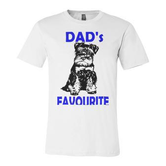 Miniature Schnauzer At Home Dads Favourite Multi Tasking Dog Unisex Jersey Short Sleeve Crewneck Tshirt | Favorety AU