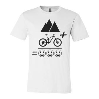 Mountain Biking Funny - Mountain Bike Happiness 194 Shirt Unisex Jersey Short Sleeve Crewneck Tshirt | Favorety