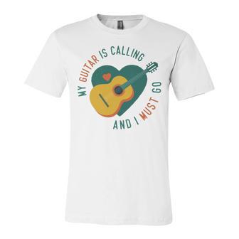 My Guitar Is Calling I Must Go 526 Trending Shirt Unisex Jersey Short Sleeve Crewneck Tshirt | Favorety AU