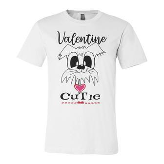 My Valentine Puppy Cutie Unisex Jersey Short Sleeve Crewneck Tshirt | Favorety AU