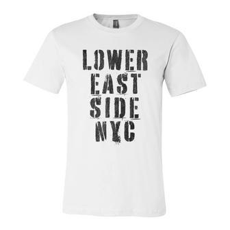 New York NY Stencil W Details Unisex Jersey Short Sleeve Crewneck Tshirt - Monsterry DE