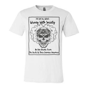 Official Wrong Society Drink From The Skull Of Your Enemies Unisex Jersey Short Sleeve Crewneck Tshirt | Favorety