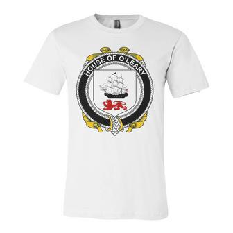 Oleary Coat Of Arms Crest Jersey T-Shirt | Mazezy