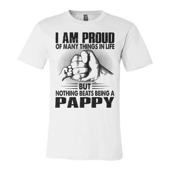 Pappy Grandpa Gift Nothing Beats Being A Pappy Unisex Jersey Short Sleeve Crewneck Tshirt - Seseable
