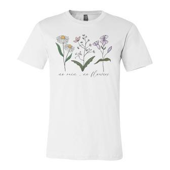 Plant Flower Wildflower Gardening Lover Jersey T-Shirt | Mazezy