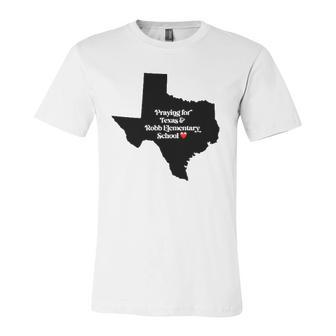 Praying For Texas Robb Elementary School End Gun Violence Jersey T-Shirt | Mazezy