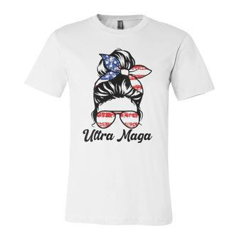 Pro Trump Ultra Mega Messy Bun Jersey T-Shirt | Mazezy