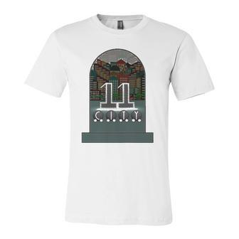 Random And Rare 11 City Jersey T-Shirt | Mazezy