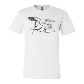 Seagull Swipes Lunch Bag Holden Beach North Carolina Jersey T-Shirt | Mazezy