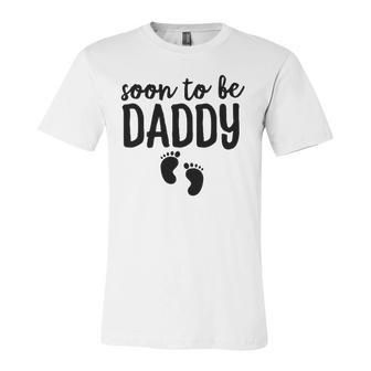 Soon To Be Daddy Pregnancy Announcement Dad Father Jersey T-Shirt | Mazezy