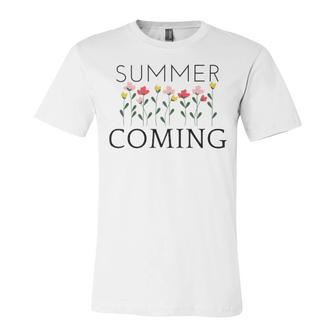 Summer Coming Unisex Jersey Short Sleeve Crewneck Tshirt | Favorety UK