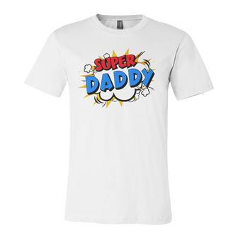 Super Daddy Cartoon Bubble Retro Comic Style Jersey T-Shirt | Mazezy