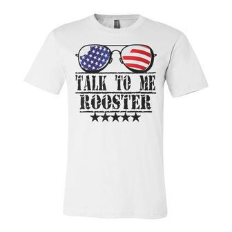 Talk To Me Rooster Unisex Jersey Short Sleeve Crewneck Tshirt - Seseable