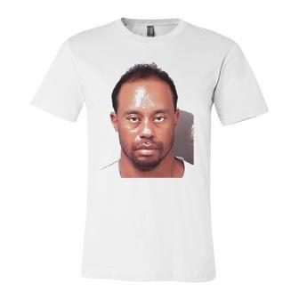 Tiger Woods Dui Mug Shot Masters Golf Jersey T-Shirt | Mazezy