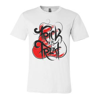 Trick Or Treat Halloween 154 Shirt Unisex Jersey Short Sleeve Crewneck Tshirt | Favorety