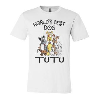 Tutu Grandma Gift Worlds Best Dog Tutu Unisex Jersey Short Sleeve Crewneck Tshirt - Seseable