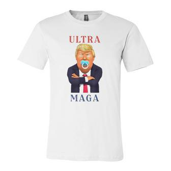 Ultra Maga Donald Trump Make America Great Again Jersey T-Shirt | Mazezy