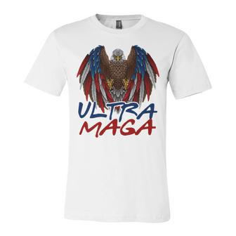 Ultra Maga Eagle Make America Great Again Proud Of Ultra Maga Unisex Jersey Short Sleeve Crewneck Tshirt - Monsterry UK