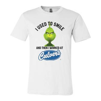 I Used To Smile And Then I Worked At Culvers Jersey T-Shirt | Mazezy