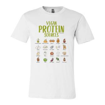 Vegan Protein For Vegans And Vegetarians Jersey T-Shirt | Mazezy