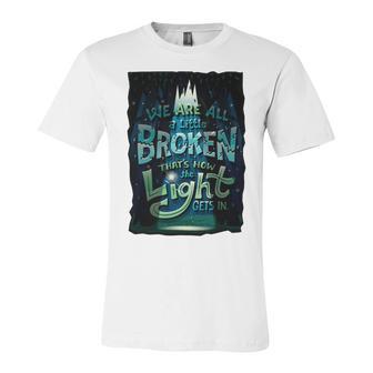 We Are All Broken 350 Trending Shirt Unisex Jersey Short Sleeve Crewneck Tshirt | Favorety