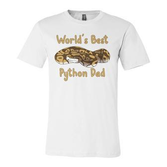 Worlds Best Python Dad Snake Owner Jersey T-Shirt | Mazezy