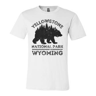 Yellowstone National Park Wyoming Bear Nature Hiking Jersey T-Shirt | Mazezy UK