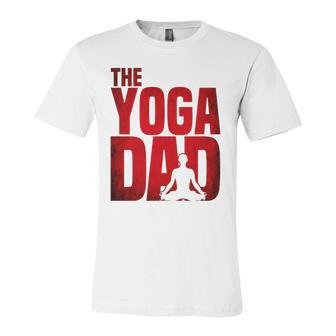 Yoga Dad Meditation Namaste Fathers Day Jersey T-Shirt | Mazezy