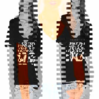 I Survived The Sixties Twice Birthday T Gift V2 Women's Jersey Short Sleeve Deep V-Neck Tshirt - Seseable