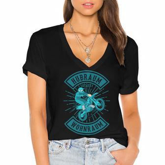 Motorcycle Saying Funny Biker 478 Shirt Women's Jersey Short Sleeve Deep V-Neck Tshirt | Favorety UK