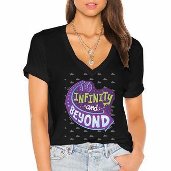 To Infinity And Beyond 491 Trending Shirt Women's Jersey Short Sleeve Deep V-Neck Tshirt | Favorety AU