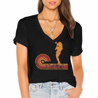 Vintage Trumpet Cool Retro Trumpet Player 162 Shirt Women's Jersey Short Sleeve Deep V-Neck Tshirt | Favorety AU