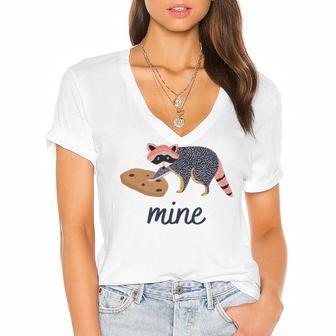 Cute Funny Women's Jersey Short Sleeve Deep V-Neck Tshirt | Favorety CA