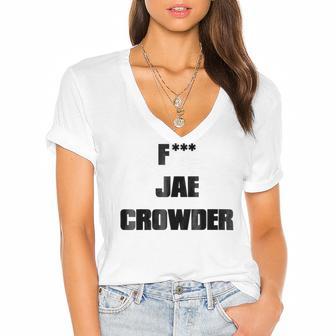 F Jae Crowder V2 Women's Jersey Short Sleeve Deep V-Neck Tshirt | Favorety AU