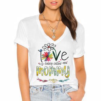 I Love My Geek Women's Jersey Short Sleeve Deep V-Neck Tshirt | Favorety CA